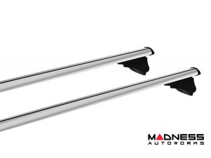 FIAT 500X Roof Rack Cross Bars - for models w/ factory roof rails - Silver - 2016-2023